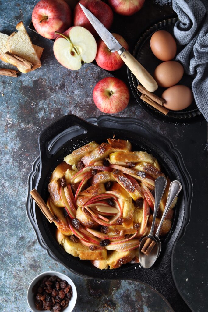 French toast con mele